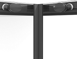 Niagara Душевой уголок Nova 100x100 NG-6830-34BLACK – фотография-9